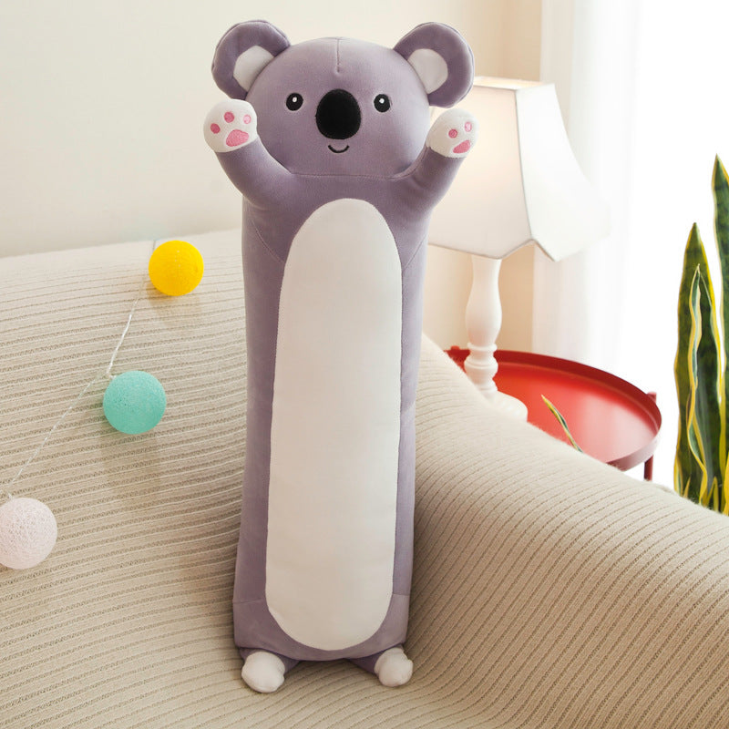 90CM Long Panda Koala Pillow Plush Toys Soft Stuffed Animal Dolls Mascot Birthday Xmas Gift