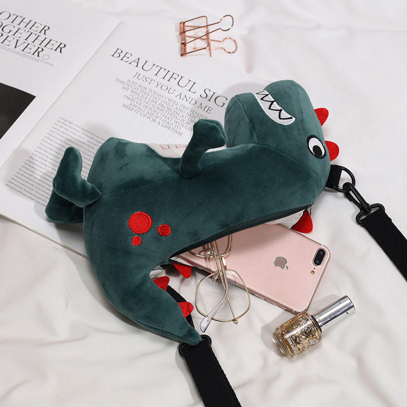 29CM Dinosaur Plush Shoulder Bags Crossbody Bag Backpack School Bags Rucksack Cartoon Soft Stuffed Gift