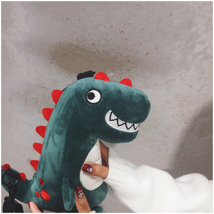 29CM Dinosaur Plush Shoulder Bags Crossbody Bag Backpack School Bags Rucksack Cartoon Soft Stuffed Gift