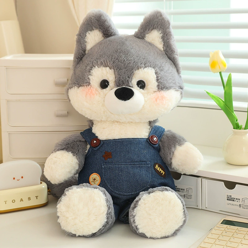 50CM Kawaii Bear Rabbit Cat Fox Dog Wolf Elephant Soft Stuffed Dolls Animals Plush Toys For Kids Xmas Gift Home Decor