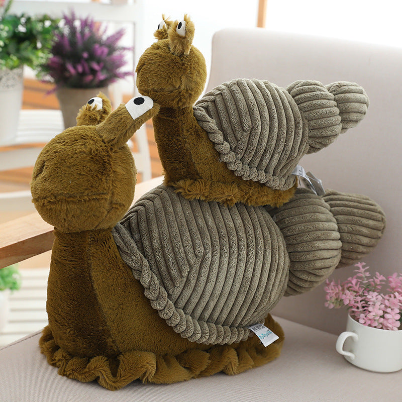 40CM Cute Snails Stuffed Animal Toy Cartoon Soft Stuffed Animals Dolls Mascot Birthday Xmas Gift
