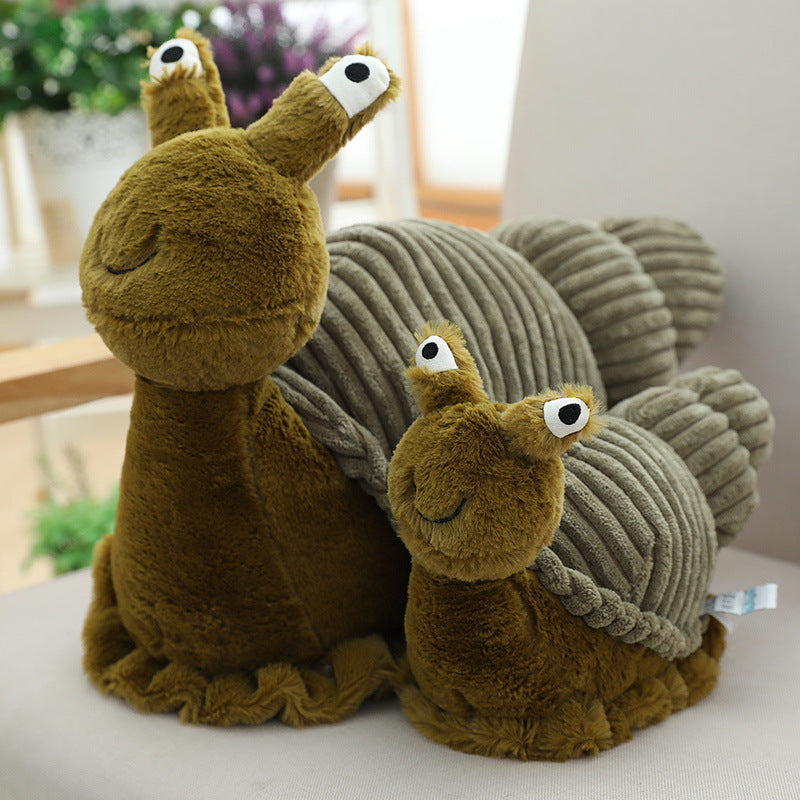 40CM Cute Snails Stuffed Animal Toy Cartoon Soft Stuffed Animals Dolls Mascot Birthday Xmas Gift
