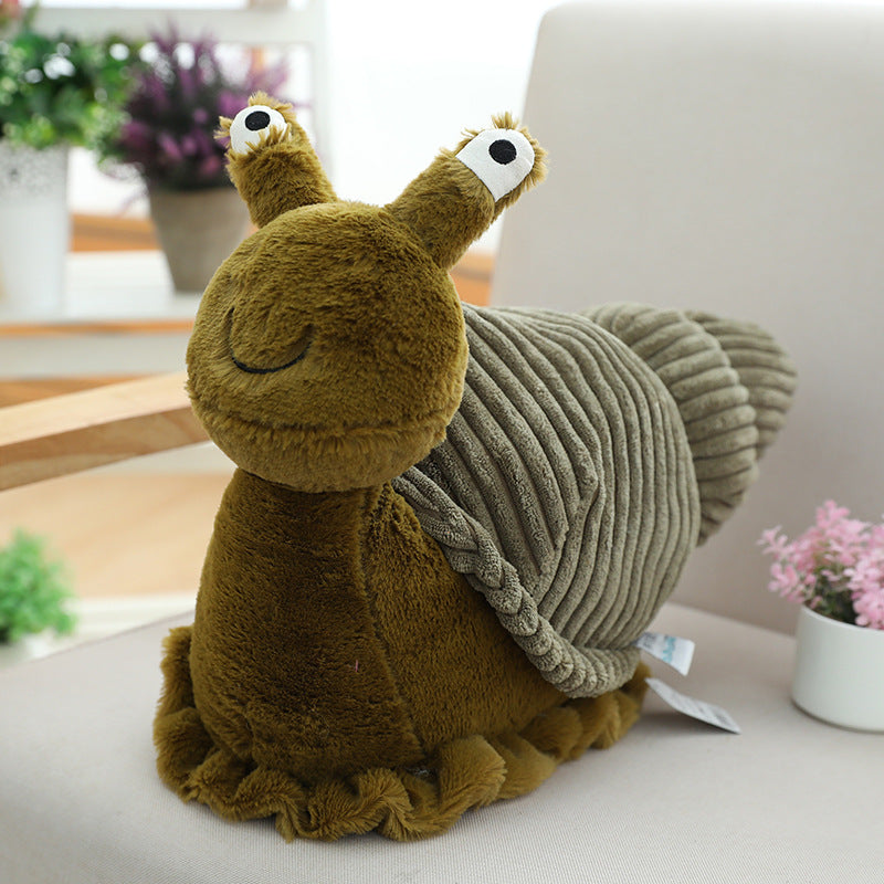 40CM Cute Snails Stuffed Animal Toy Cartoon Soft Stuffed Animals Dolls Mascot Birthday Xmas Gift