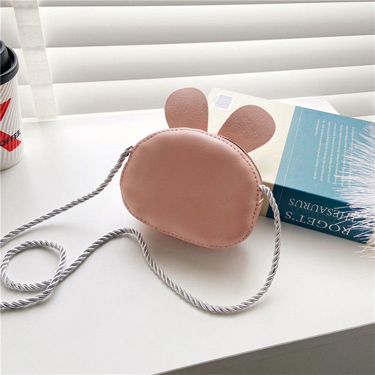 Kawaii Children Rabbit Bear Cat Animals Crossbody Shoulder Bag Chain Strap Purse Bag For Girls Kids Children's Day Gift