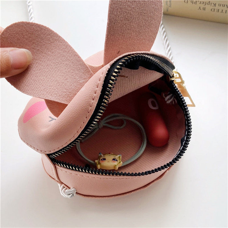 Kawaii Children Rabbit Bear Cat Animals Crossbody Shoulder Bag Chain Strap Purse Bag For Girls Kids Children's Day Gift