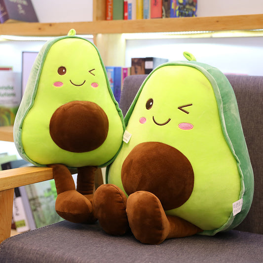 85CM Fruit Avocado Pillow Stuffed Doll Plush Toy Soft Birthday Gift For Kids Mascot Home Decor