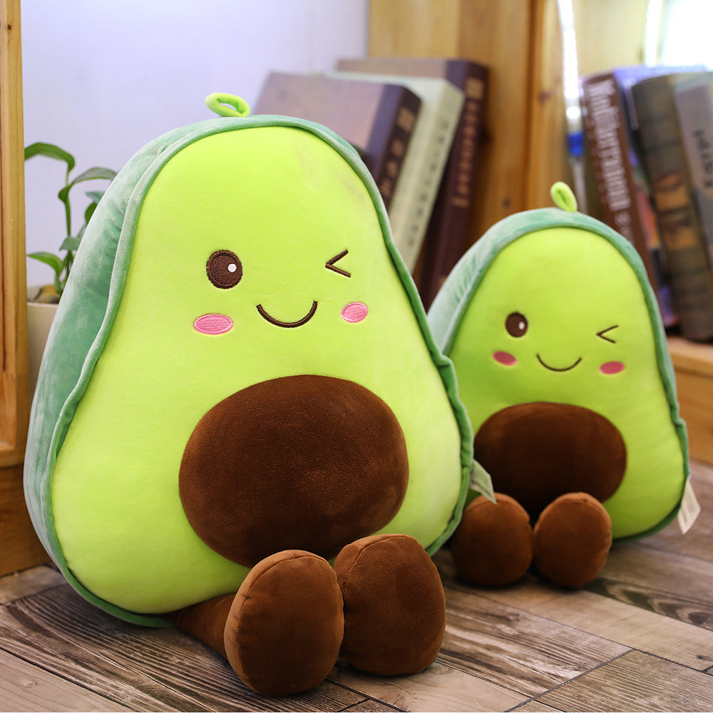 85CM Fruit Avocado Pillow Stuffed Doll Plush Toy Soft Birthday Gift For Kids Mascot Home Decor