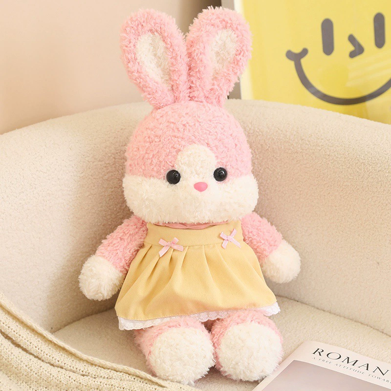 50CM Kawaii Bear Rabbit Cat Fox Dog Wolf Elephant Soft Stuffed Dolls Animals Plush Toys For Kids Xmas Gift Home Decor