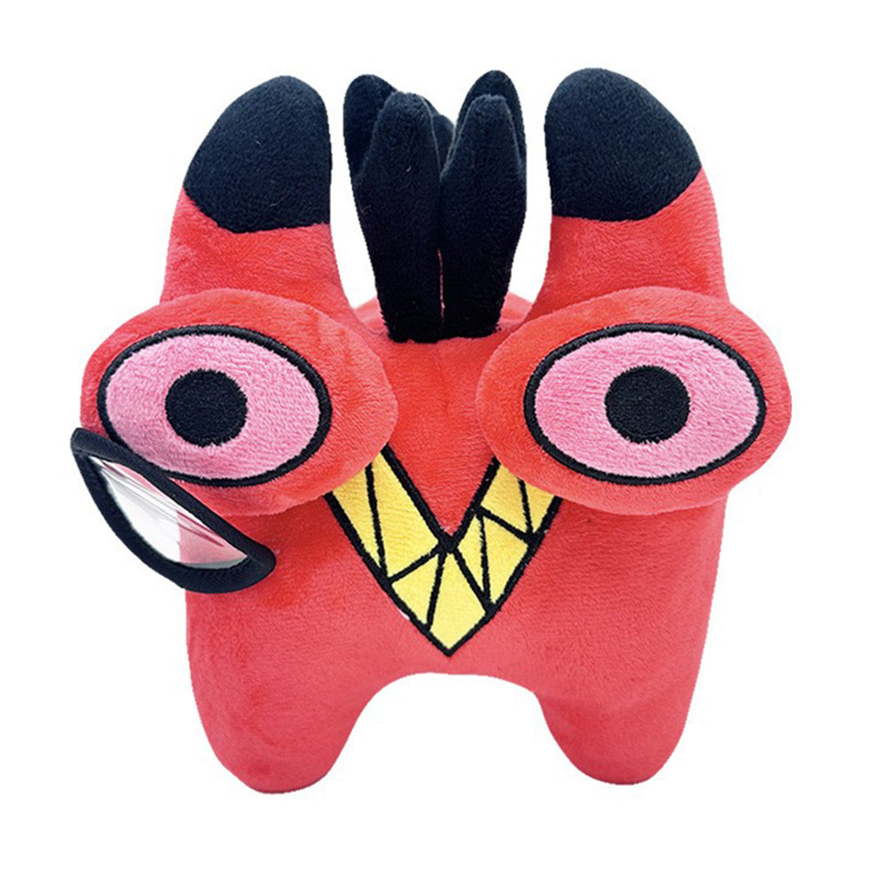 19CM Alastor Climbing Eyeglass Cosplay Plush Toys Cartoon Soft Stuffed Dolls Mascot Birthday Xmas Gift
