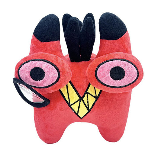 19CM Alastor Climbing Eyeglass Cosplay Plush Toys Cartoon Soft Stuffed Dolls Mascot Birthday Xmas Gift