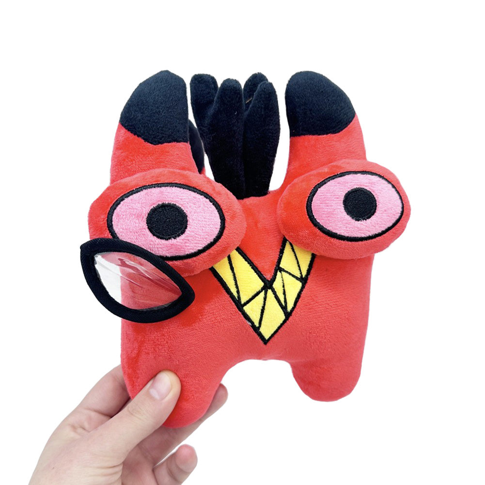 19CM Alastor Climbing Eyeglass Cosplay Plush Toys Cartoon Soft Stuffed Dolls Mascot Birthday Xmas Gift