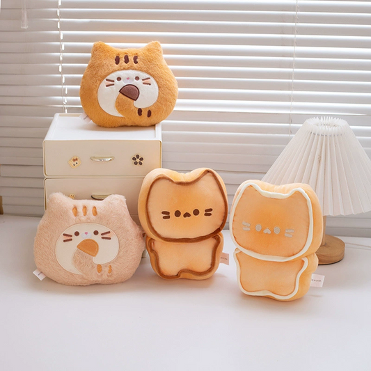 23CM Butter Cat Cookie Soft Stuffed Dolls Animals Plush Toys For Kids Xmas Gift Home Kitchen Decor