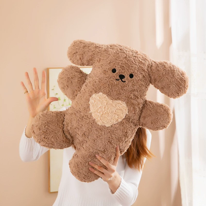 55CM Happy Dog Soft Stuffed Dolls Animals Plush Toys For Kids Xmas Gift Home Decor