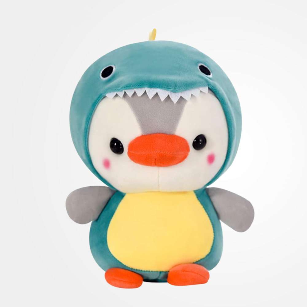 Lovely Cosplay Dinosaur Penguin Toys Soft Stuffed Dolls Kawaii Animals Accompanying Dolls Birthday Gift For Kids Baby Mascot Halloween Gifts