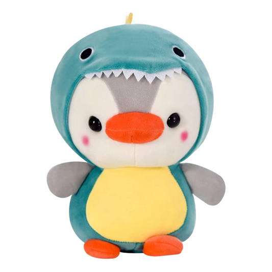 Lovely Cosplay Dinosaur Penguin Toys Soft Stuffed Dolls Kawaii Animals Accompanying Dolls Birthday Gift For Kids Baby Mascot Halloween Gifts