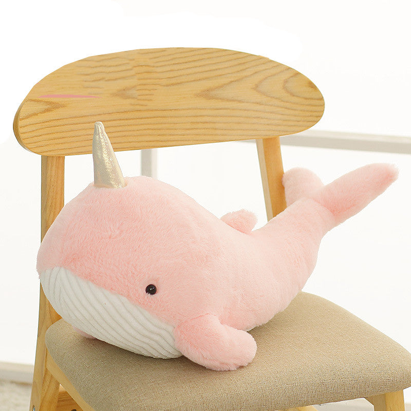 120CM Cute Fat Shark Whale Soft Sleep Pillow Plush Stuffed Toy Ocean Animals Dolls Mascot Birthday Xmas Gift