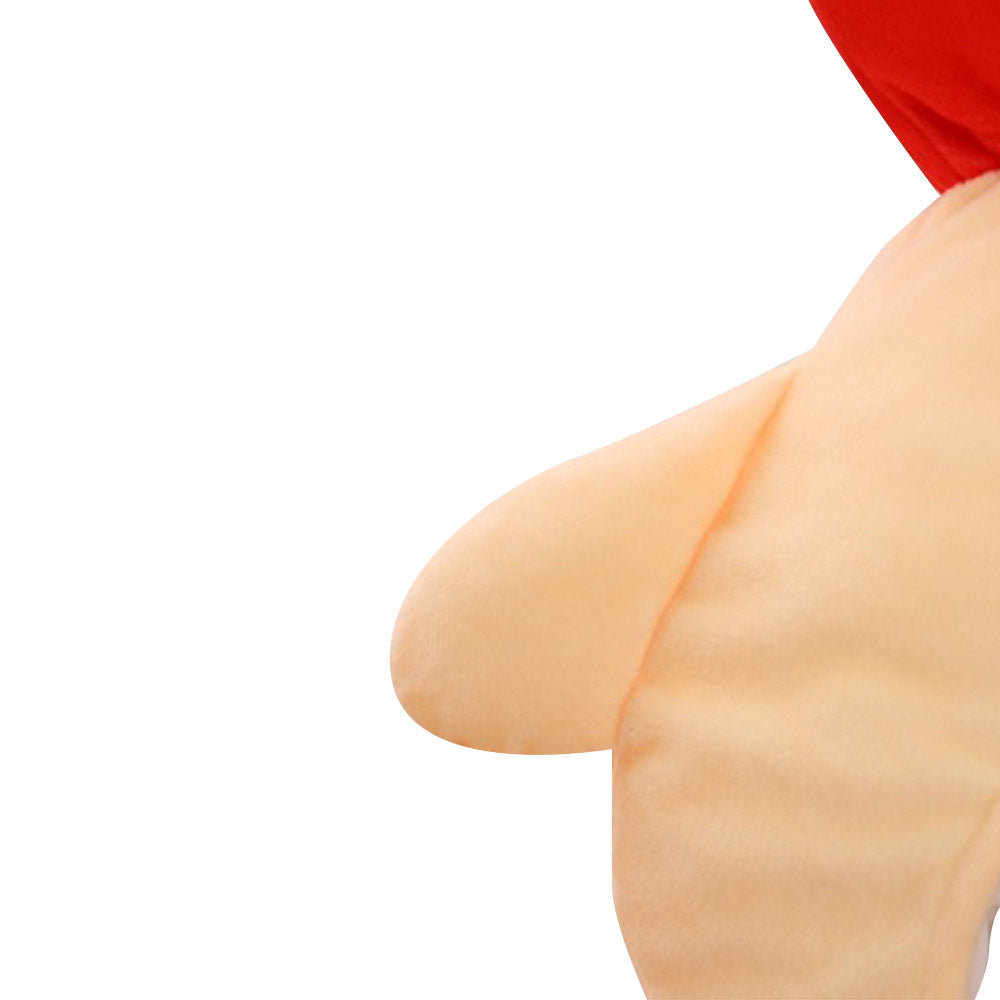 Red Mushroom Headgear Decor Hat Party Headwear Stuffed Food Vegetable Mascot Photo Prop Birthday Gift