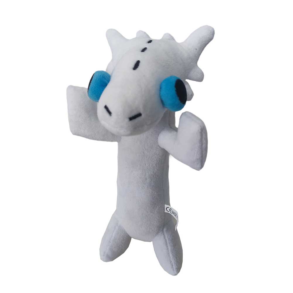 25CM Dancing Dragon Black And White Cosplay Plush Toys Cartoon Soft Stuffed Dolls Mascot Birthday Xmas Gift