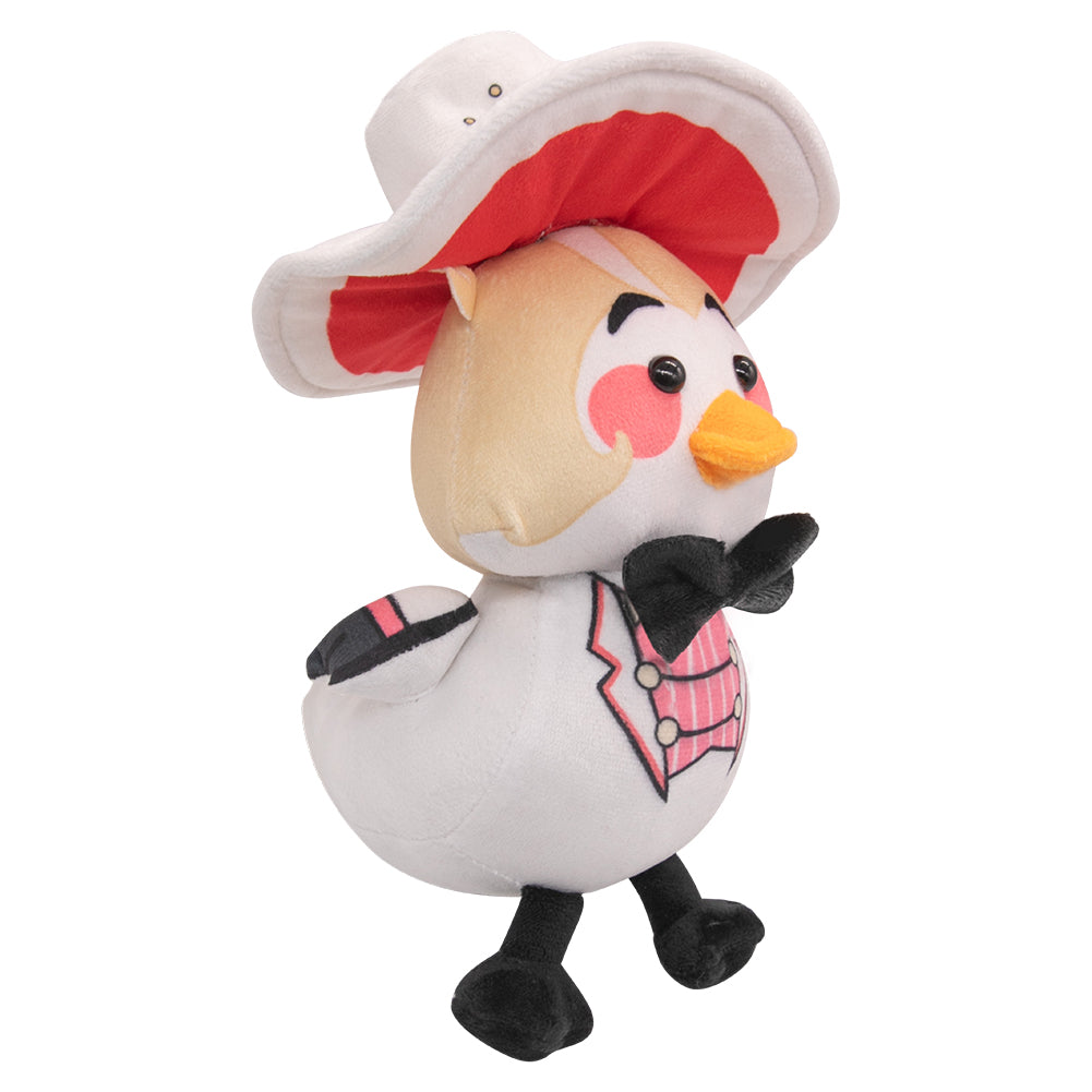 25CM Lucifer Duck Cosplay Plush Toys Cartoon Soft Stuffed Dolls Mascot Birthday Xmas Gift