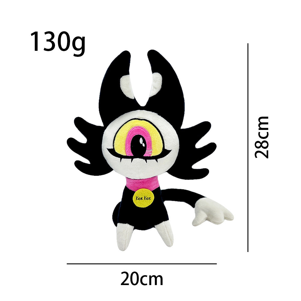 28CM Lucifer Cosplay Plush Toys Cartoon Soft Stuffed Dolls Mascot Xmas Gift For Kids
