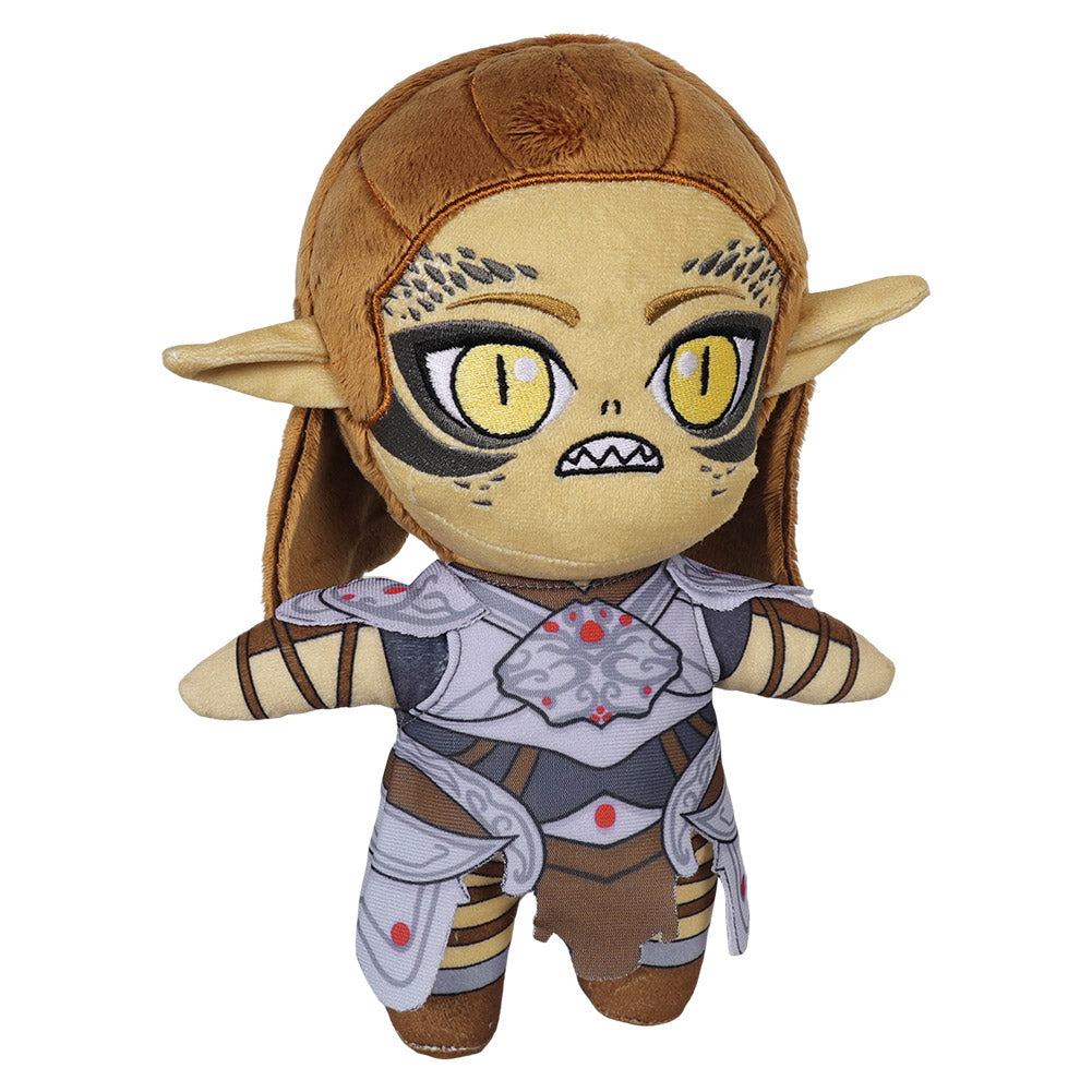 Yellow Lae'zel Cosplay Plush Toys Cartoon Soft Stuffed Dolls Mascot Xmas Gift