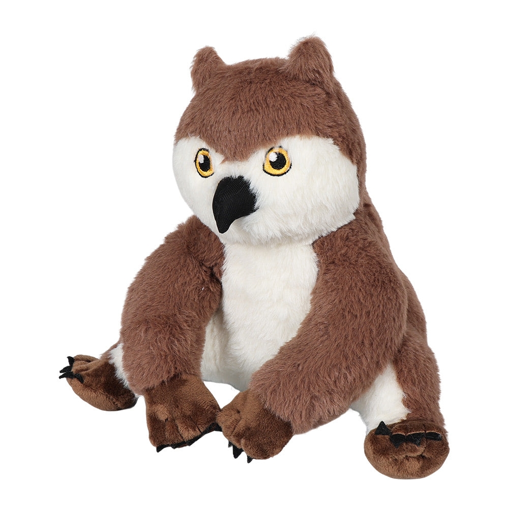 24CM Sitting Brown Bear Cute Owlbear Cosplay Plush Toys Cartoon Soft Stuffed Animals Dolls Mascot Xmas Gift