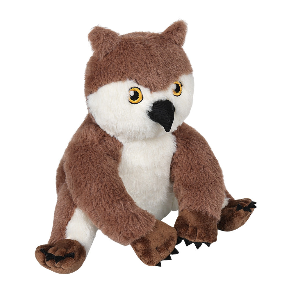 24CM Sitting Brown Bear Cute Owlbear Cosplay Plush Toys Cartoon Soft Stuffed Animals Dolls Mascot Xmas Gift