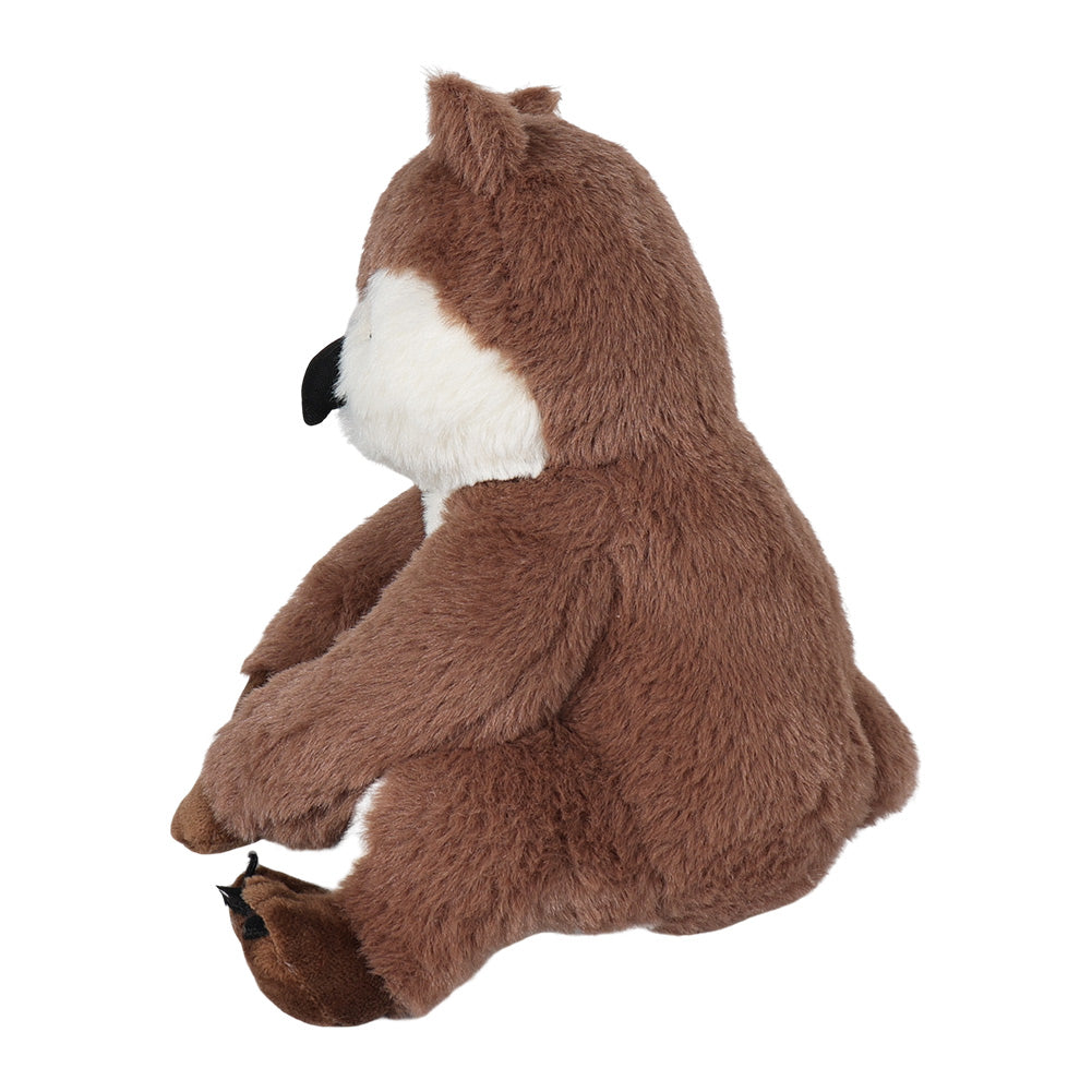 24CM Sitting Brown Bear Cute Owlbear Cosplay Plush Toys Cartoon Soft Stuffed Animals Dolls Mascot Xmas Gift