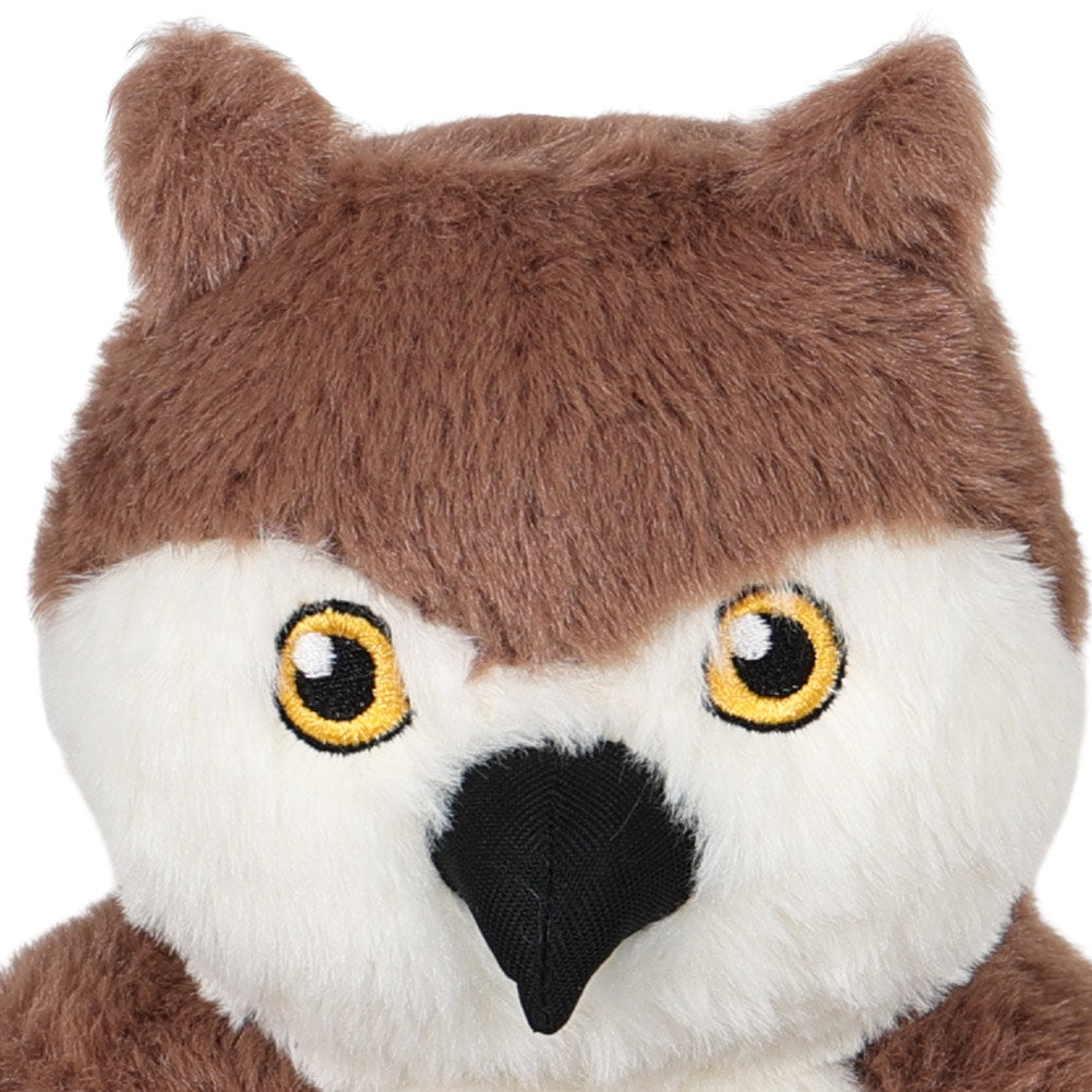 24CM Sitting Brown Bear Cute Owlbear Cosplay Plush Toys Cartoon Soft Stuffed Animals Dolls Mascot Xmas Gift