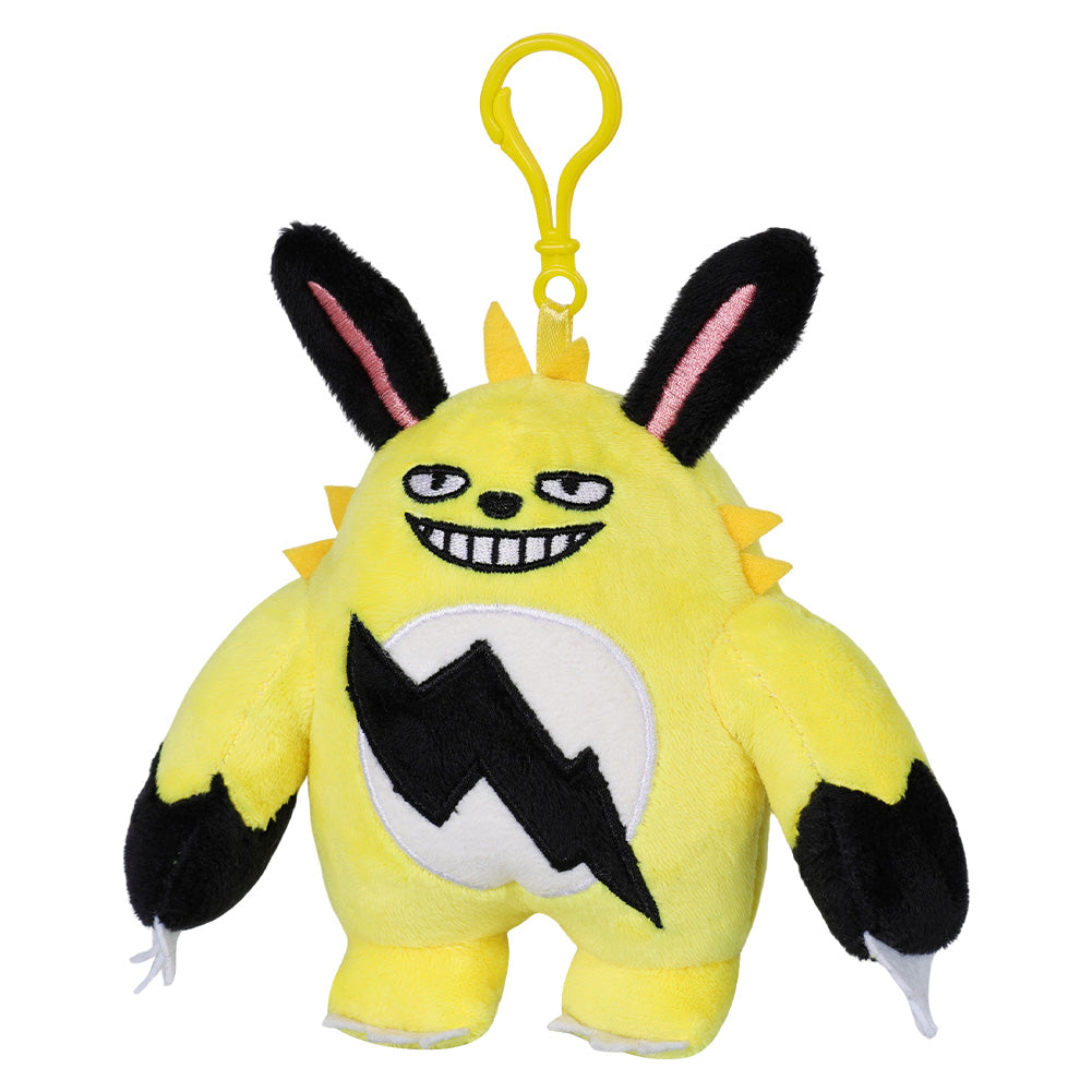 15CM Yellow Bear Grizzbolt Keychain Cosplay Plush Toys Cartoon Soft Stuffed Dolls Mascot Xmas Gift
