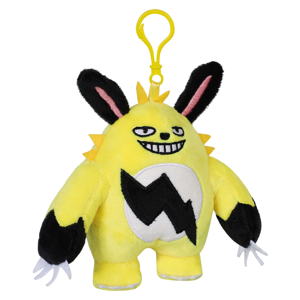 15CM Yellow Bear Grizzbolt Keychain Cosplay Plush Toys Cartoon Soft Stuffed Dolls Mascot Xmas Gift