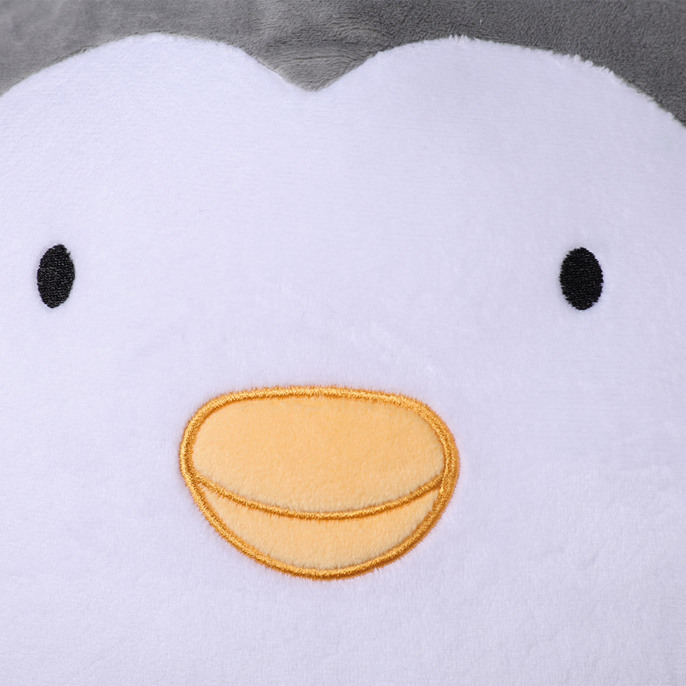 35CM Cute Gray Penguin Dolls Stuffed Animals Plush Gloves Toy For Kids Birthday Xmas Gifts Home Decor