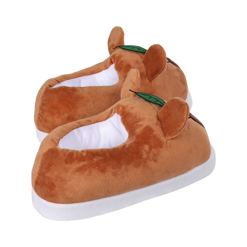 Kawaii Capybara Slippers Winter Warm Cozy Animal Fluffy House Slippers Plush Shoes Original Design - Tittaty