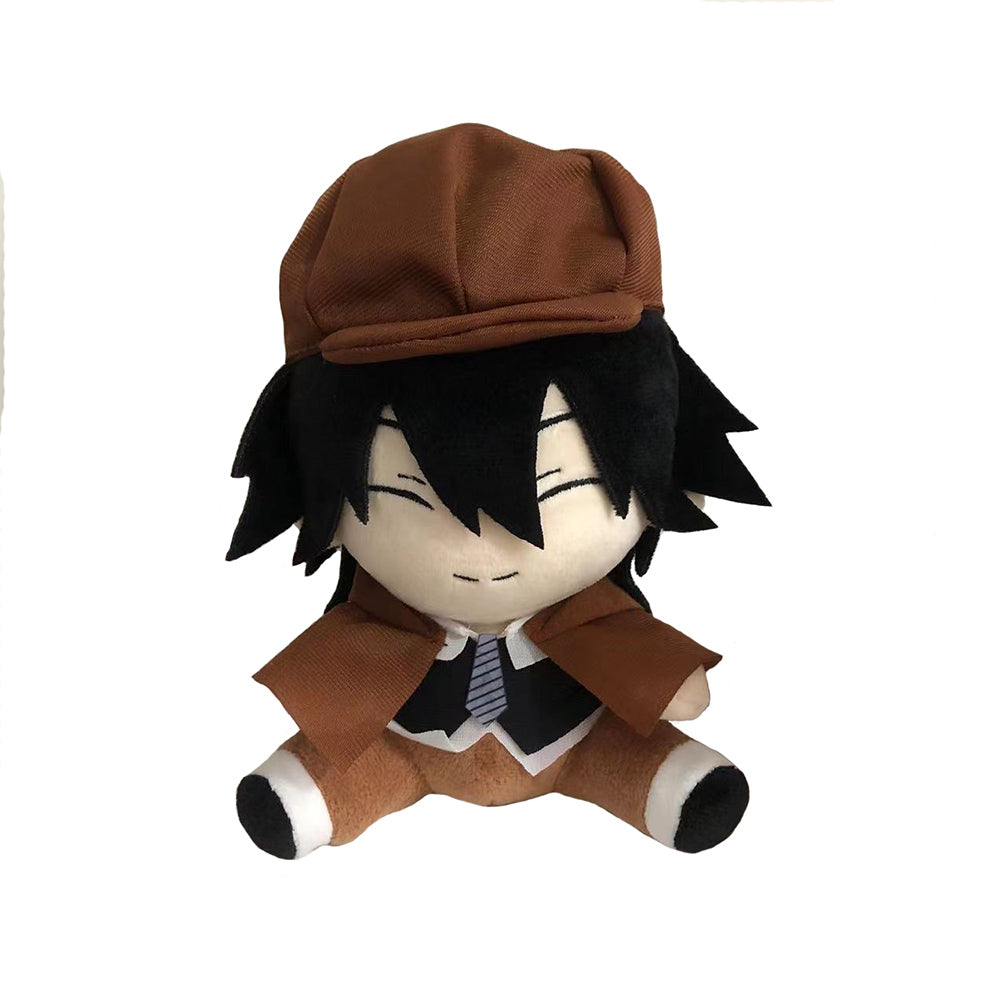 20CM Dazai Osamu Cosplay Plush Toys Cartoon Soft Stuffed Dolls Mascot Birthday Xmas Gift