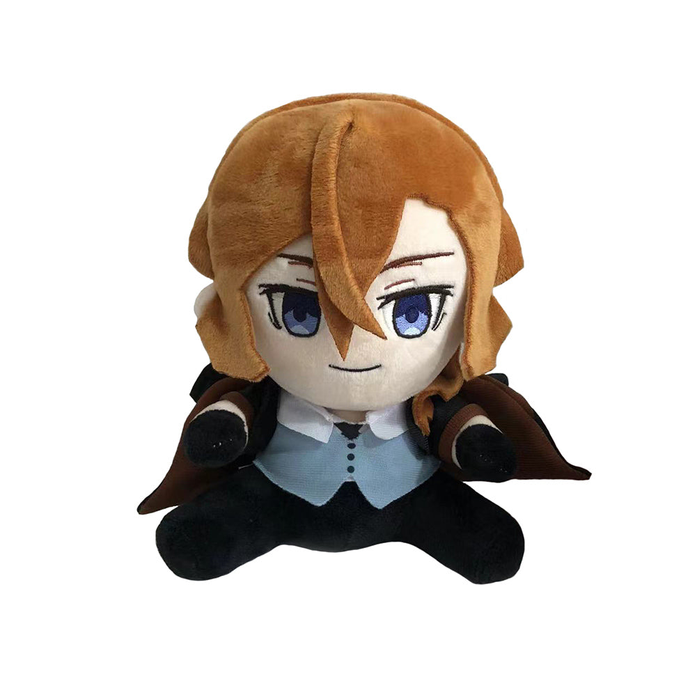 20CM Dazai Osamu Cosplay Plush Toys Cartoon Soft Stuffed Dolls Mascot Birthday Xmas Gift