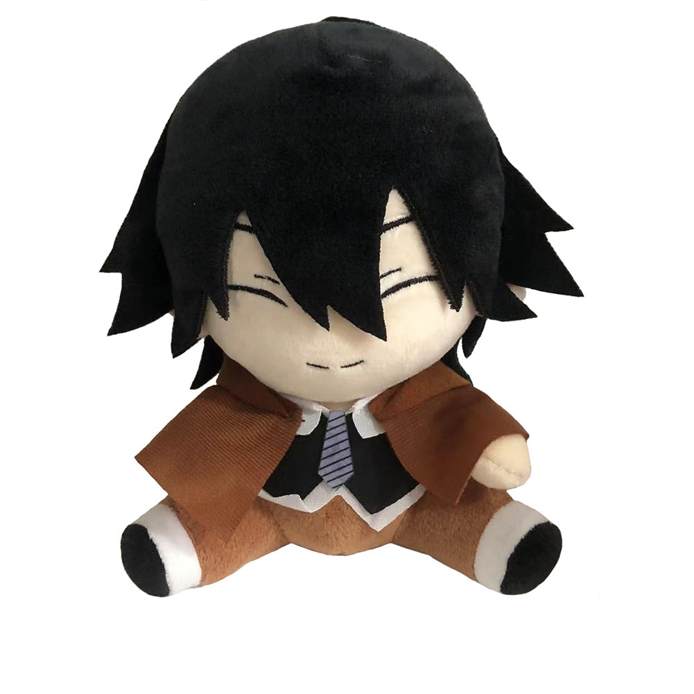 20CM Dazai Osamu Cosplay Plush Toys Cartoon Soft Stuffed Dolls Mascot Birthday Xmas Gift