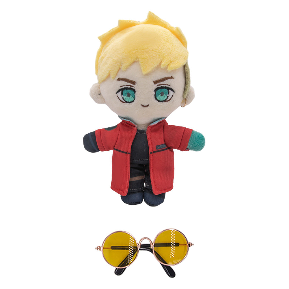 17CM Vash The Stampede Red Cosplay Plush Toys Cartoon Soft Stuffed Dolls Mascot Xmas Gift