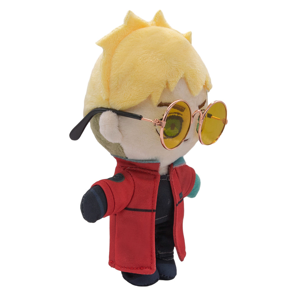17CM Vash The Stampede Red Cosplay Plush Toys Cartoon Soft Stuffed Dolls Mascot Xmas Gift