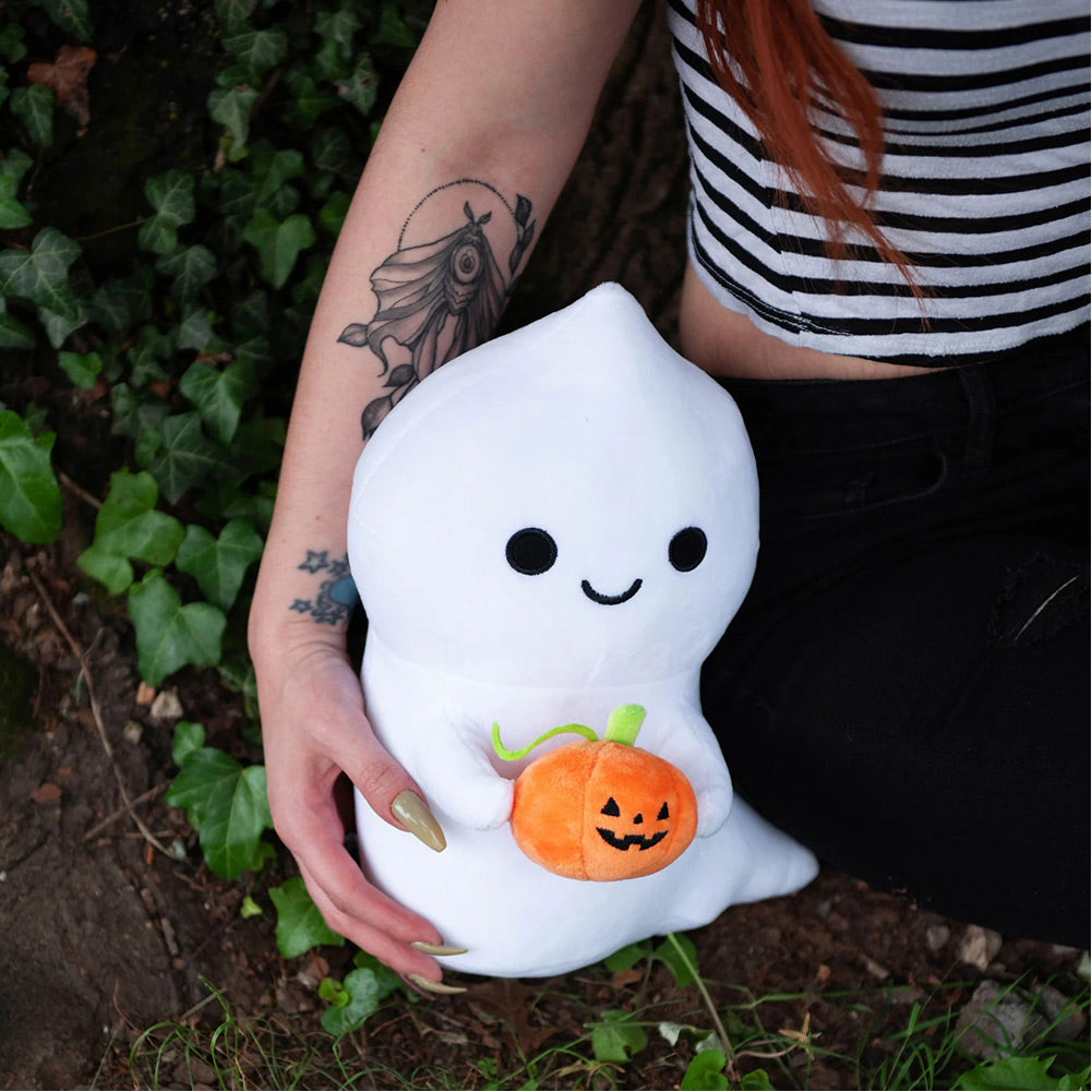 30CM Ghost Pumpkins Plush Toys Soft Stuffed Dolls Mascot Birthday Xmas Gift Halloween Home Decor