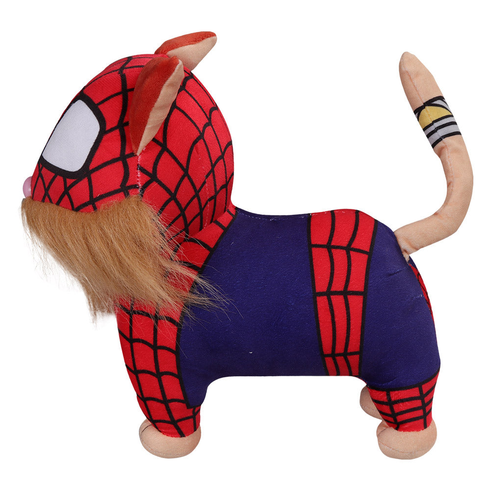 Cartoon Spider Cat Plush Toys Soft Stuffed Animal Dolls Mascot Birthday Xmas Gift Halloween Props