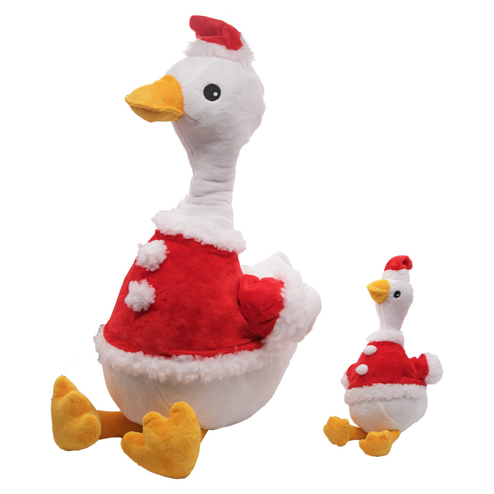 60CM Christmas Goose Duck Stuffed Animal Pillow Dolls Plush Toy For Girls Boys Birthday Xmas Gifts-Original