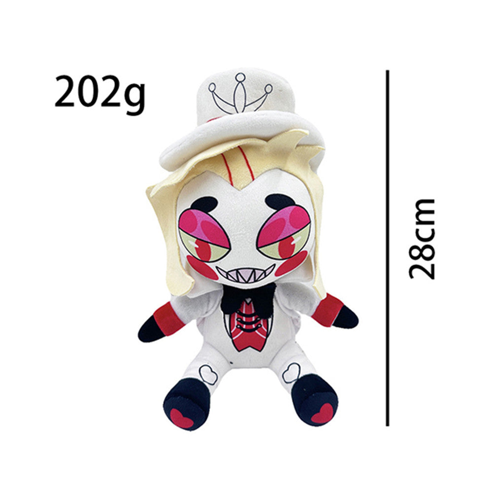 28CM Lucifer Cosplay Plush Toys Cartoon Soft Stuffed Dolls Mascot Xmas Gift For Kids