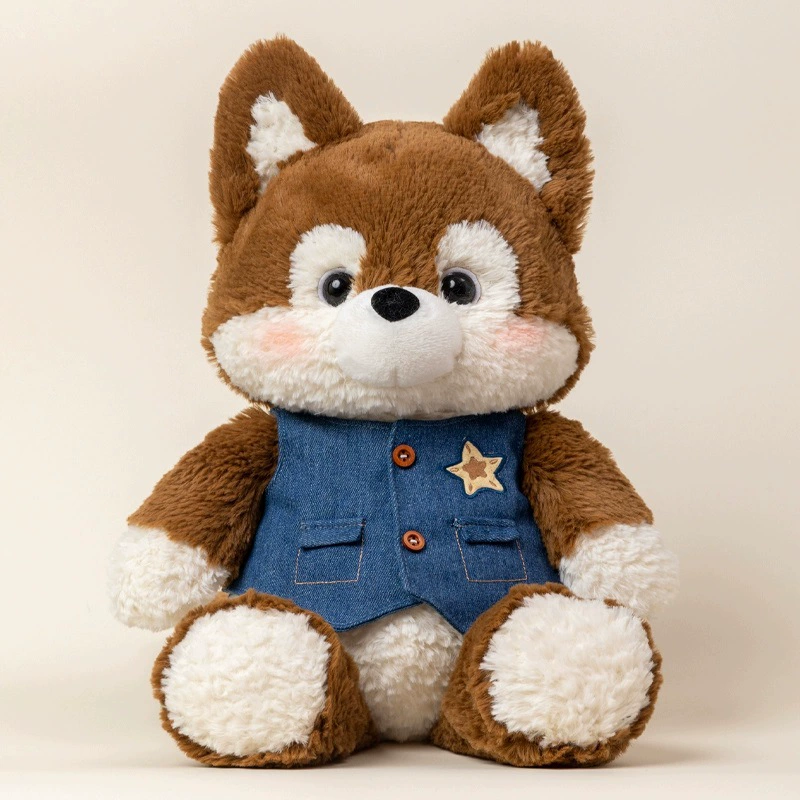 50CM Kawaii Bear Rabbit Cat Fox Dog Wolf Elephant Soft Stuffed Dolls Animals Plush Toys For Kids Xmas Gift Home Decor