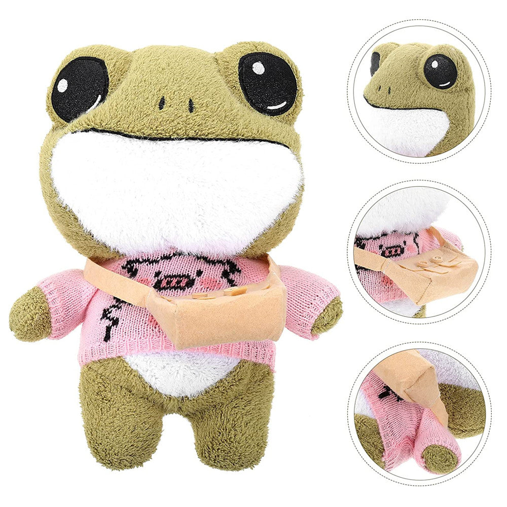 Lovely Pink Frog Soft Dolls Kids Kawaii Stuffed Animals Toys Stuffed Animals Birthday Christmas For Baby Mascot Halloween Gifts