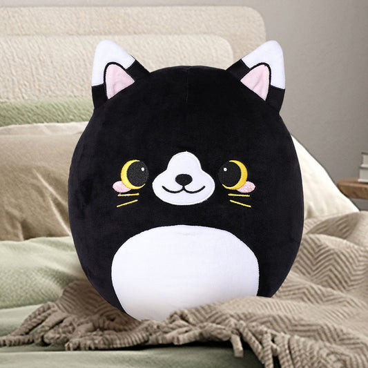 35CM Cow Cat Plush Toys Cartoon Soft Stuffed Animals Dolls Mascot Birthday Xmas Gift