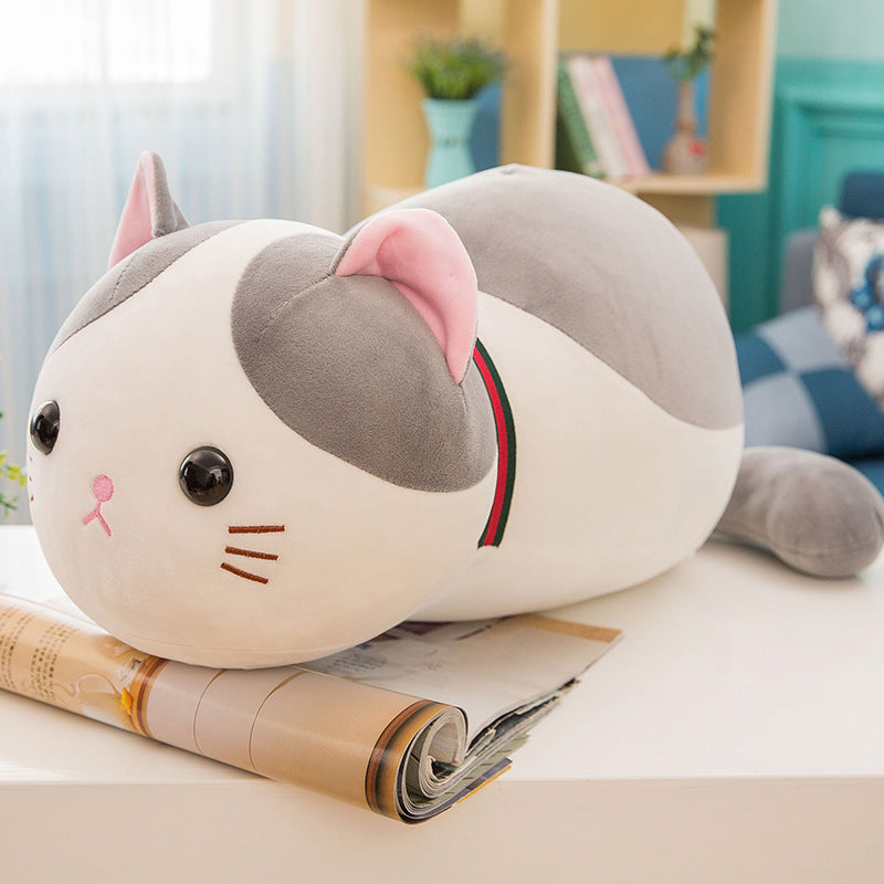 35CM Sweet Cat Plush Toys Cartoon Soft Stuffed Animals Dolls Mascot Birthday Xmas Gift Home Decor