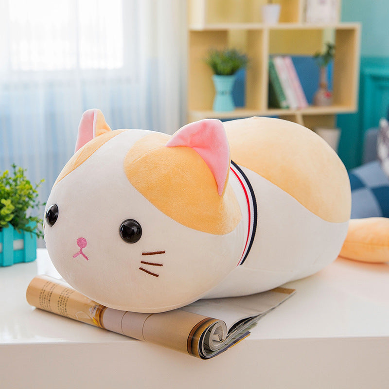 35CM Sweet Cat Plush Toys Cartoon Soft Stuffed Animals Dolls Mascot Birthday Xmas Gift Home Decor