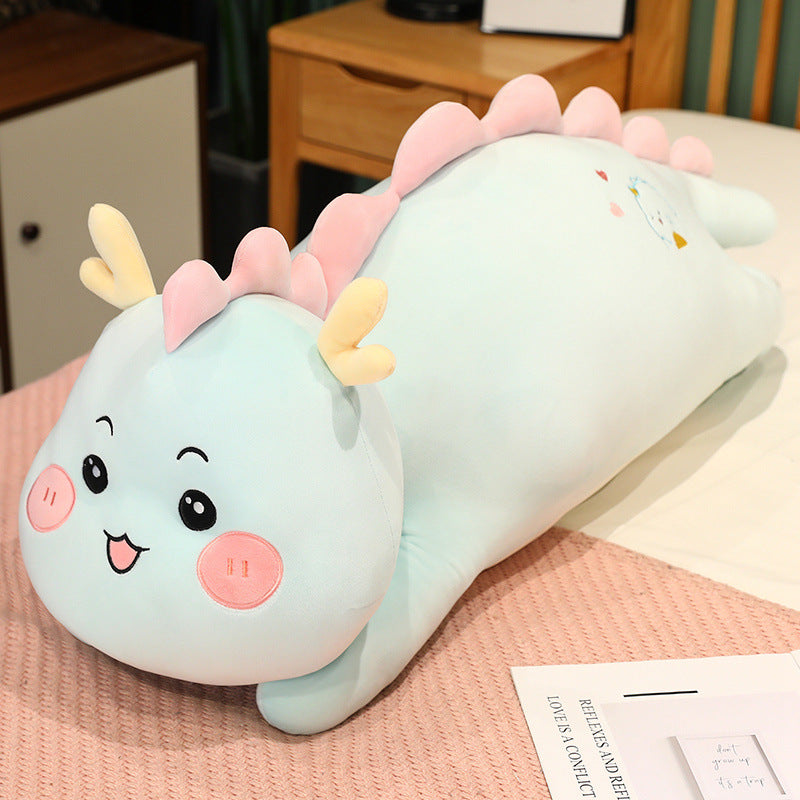 100CM Cute Fat Dragon Large Dinosaur Pillow Soft Stuffed Animal Dolls Plush Toys Mascot Birthday Xmas Gifts
