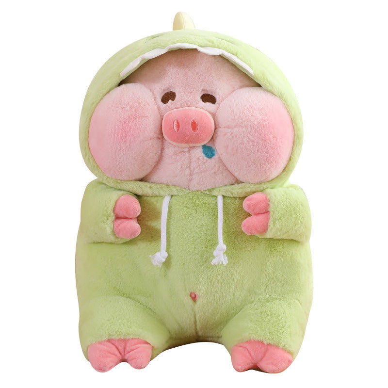 40CM Soft Green Fat Pig Stuffed Cute Animals Dolls Kawaii Toy Gift For Kids Baby Mascot Xmas Gifts