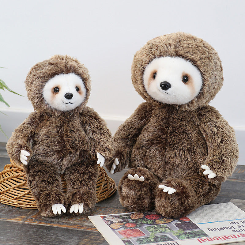 35CM Sloth Dolls Soft Cuddly Wild Animals Plush Toy Birthday Gift For Kids Baby Mascot Halloween Xmas Gifts